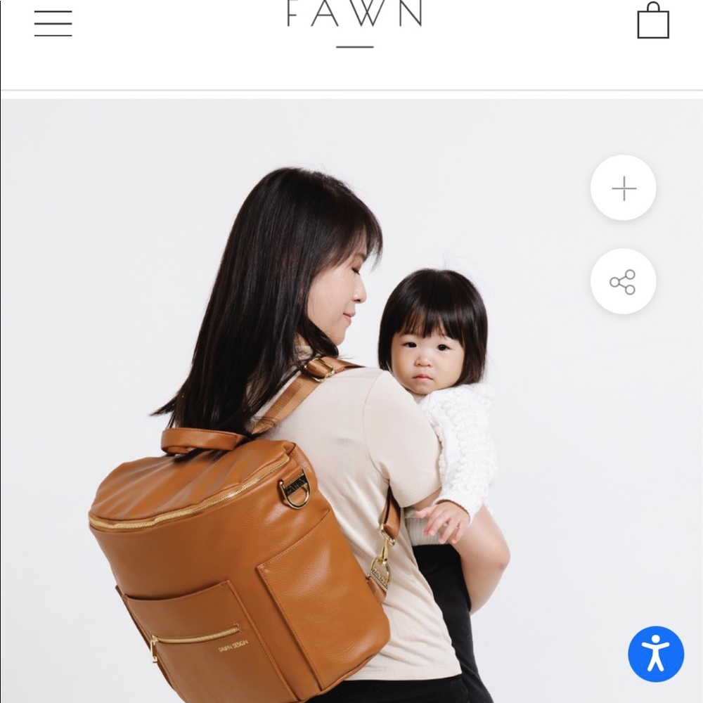Original Brown Fawn Design Diaper Bag